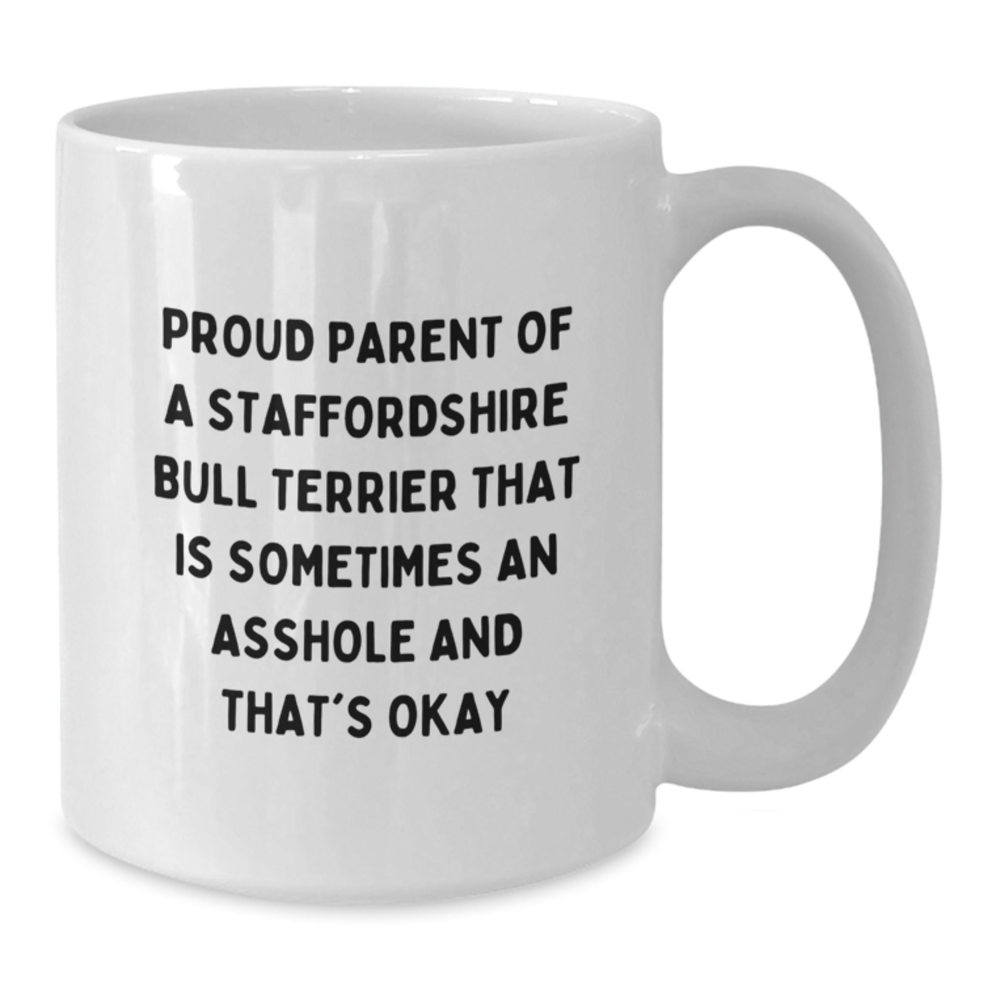 Staffordshire Bull Terrier Gift for Him Humorous Parent Keepsake Coffee - Additional