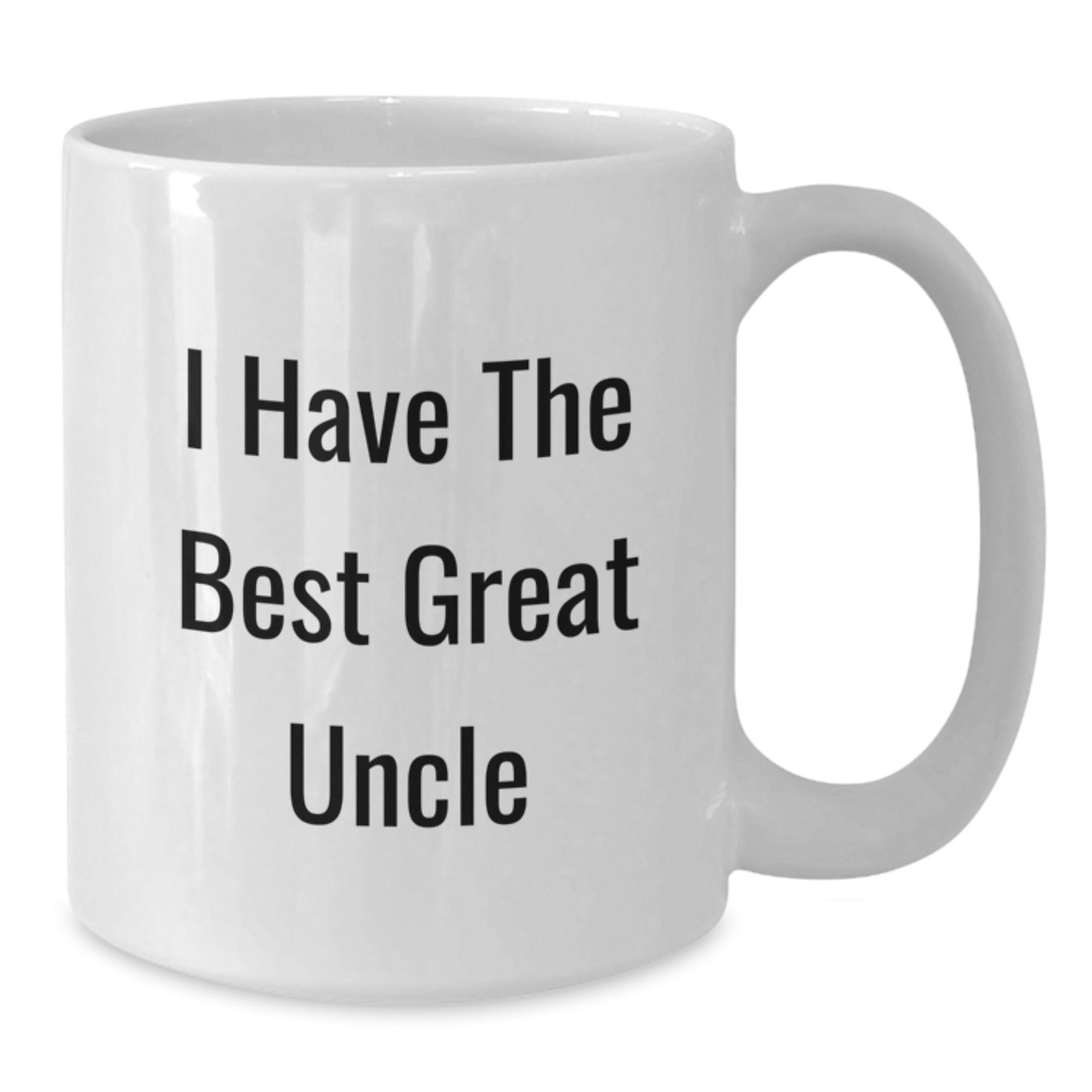 White Coffee Mug for an Uncle Companion Surprise Birthday Gift - Additional