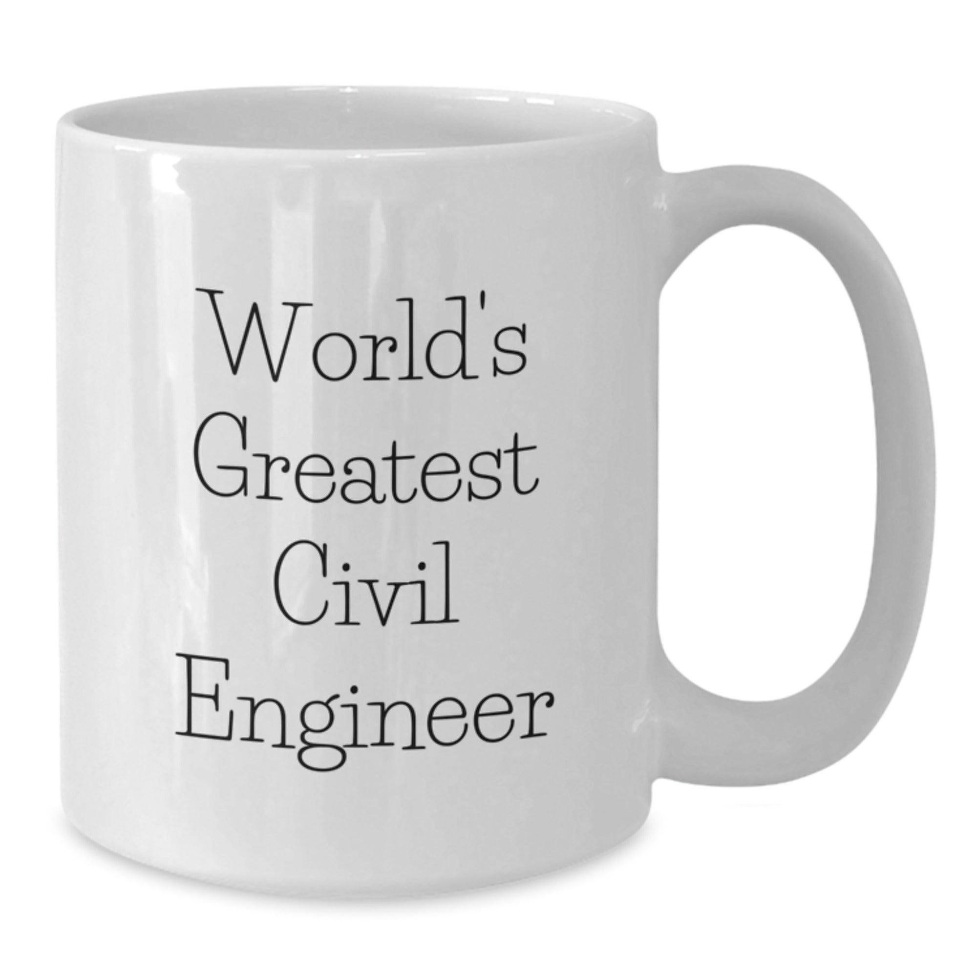 Funny Inspirational Civil Engineer Gifts from Friends for Civil Engineer Men - World's Greatest Civil Engineer White Coffee Mug, Graduation Unique Gifts for Civil Engineers - Additional