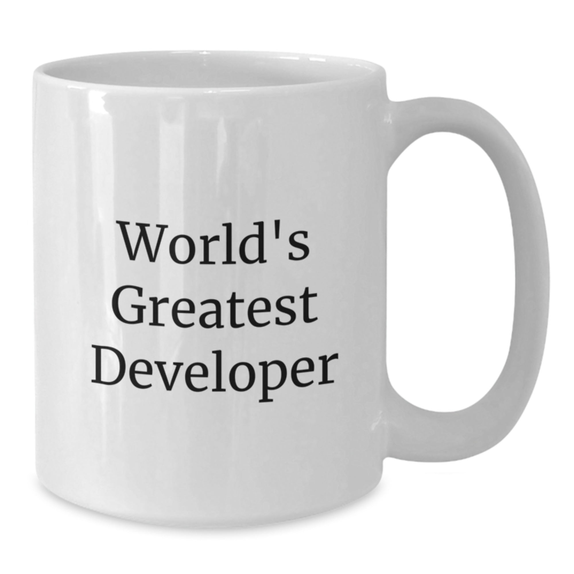 Developer Keepsake Premium White Coffee Mug for Him Birthday Gift - Additional