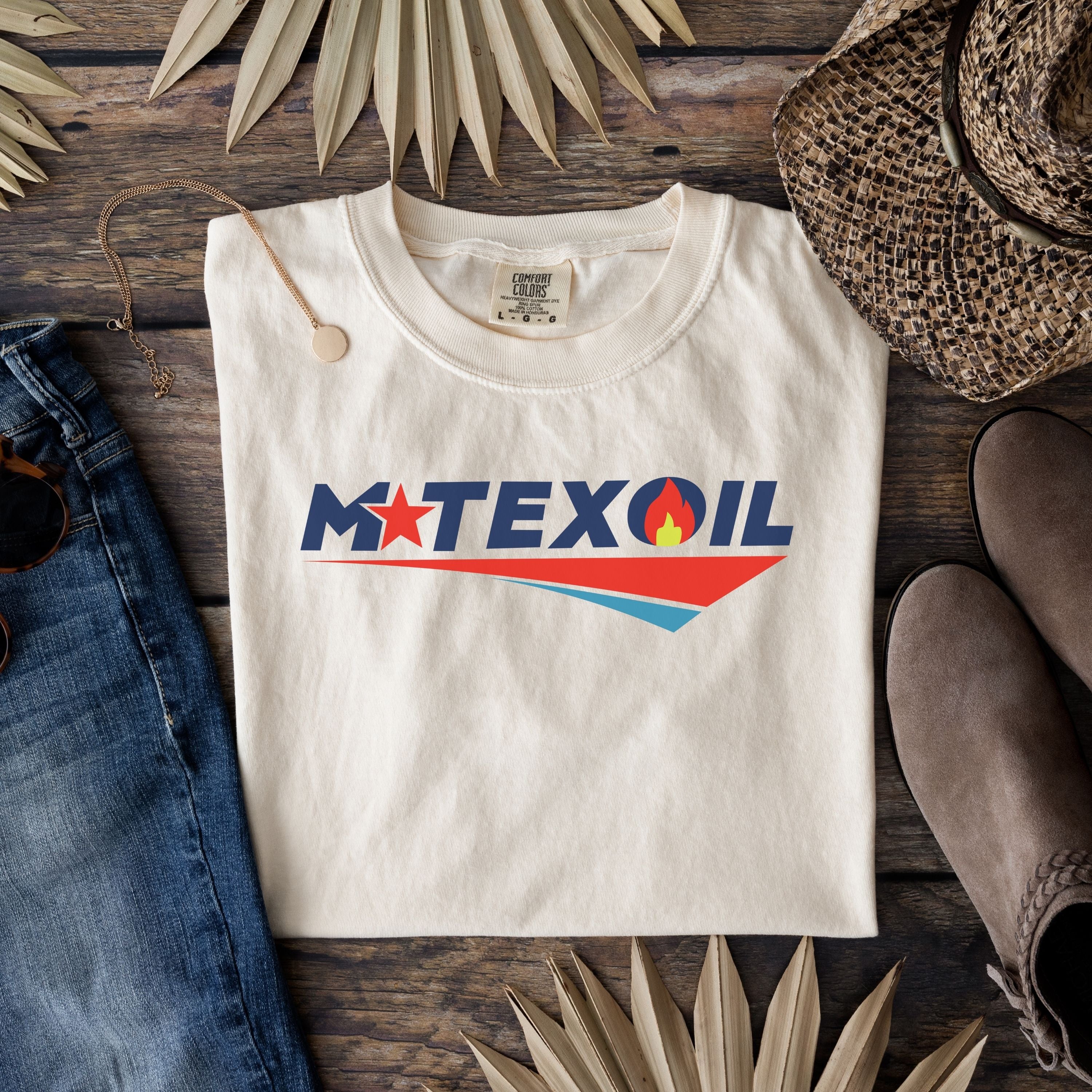 MTEX Oil Shirt, Comfort Colors 1717 Oilfield Style T Shirt