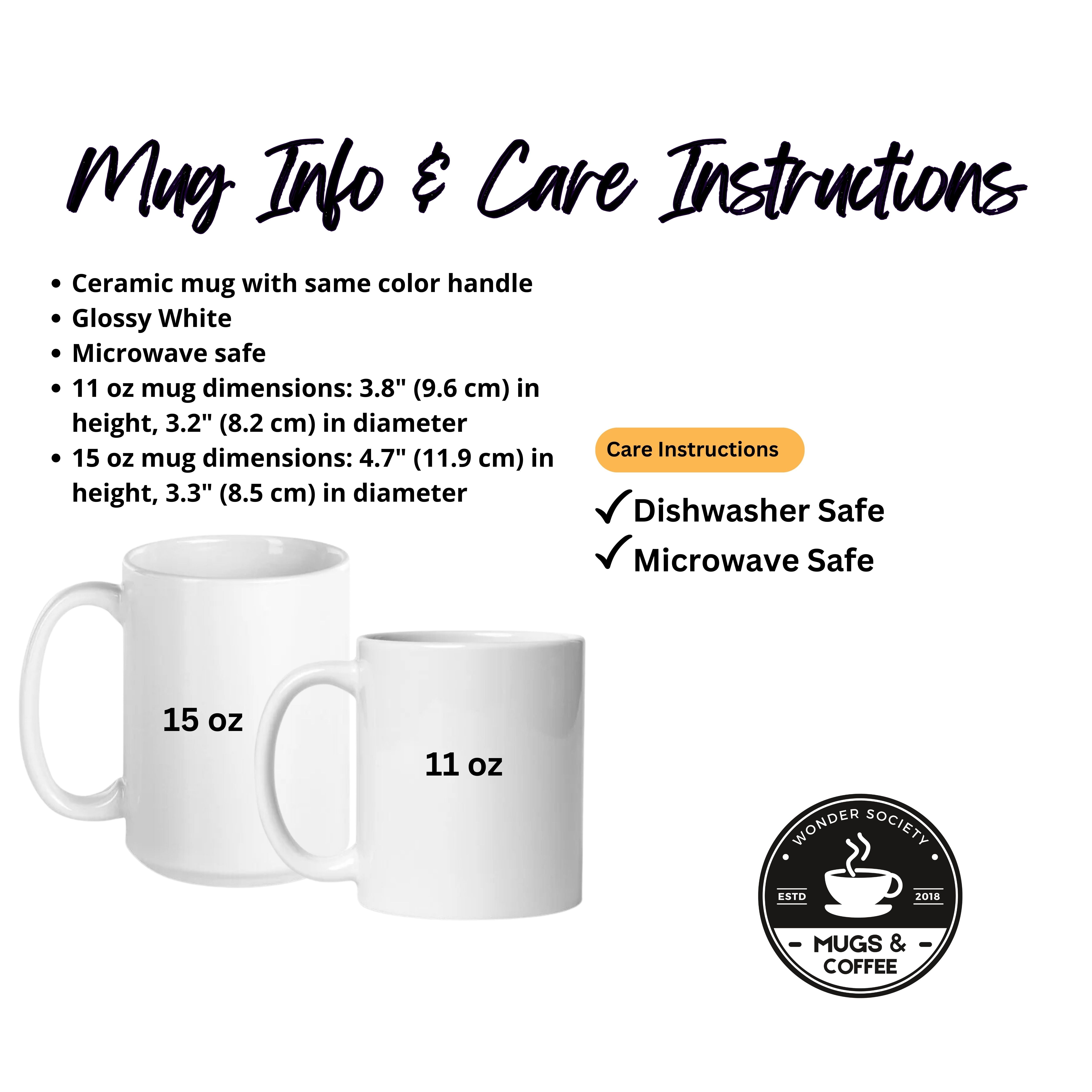 Funny Secret Hidden Swear Message Coffee Mug, Hidden Message Coffee Mug – Secret Quote Ceramic Cup, Unique Funny Gift for Friends