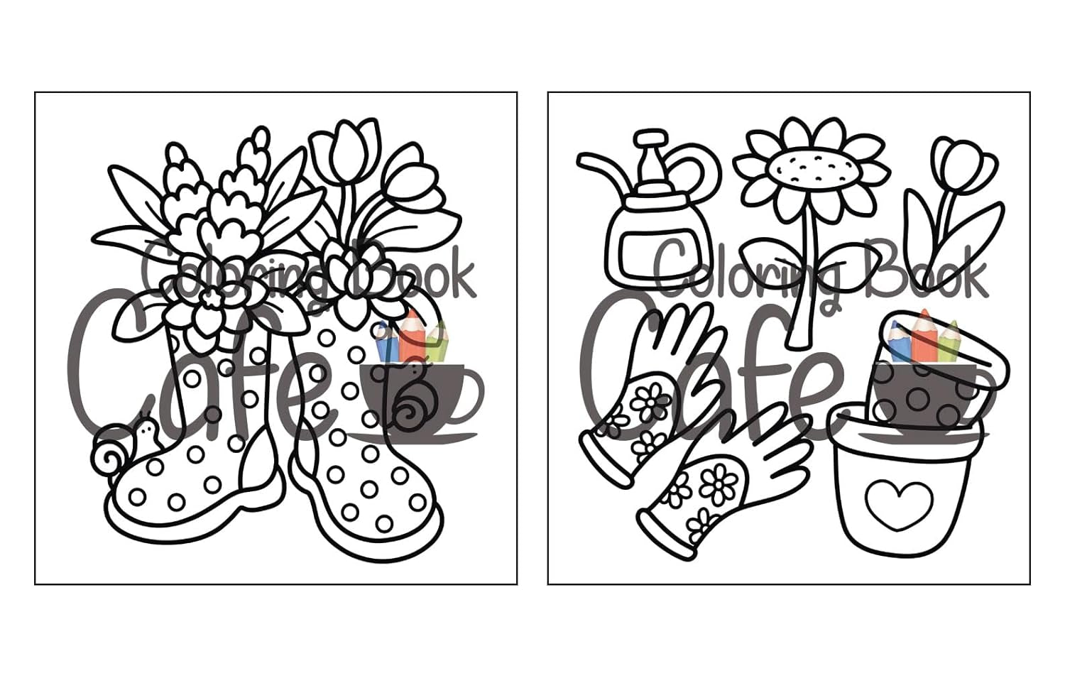 Cozy Spring: Cute Coloring Book for Adults & Teens with Easy and Bold Spring Inspired Designs (Bold and Easy Coloring Books)