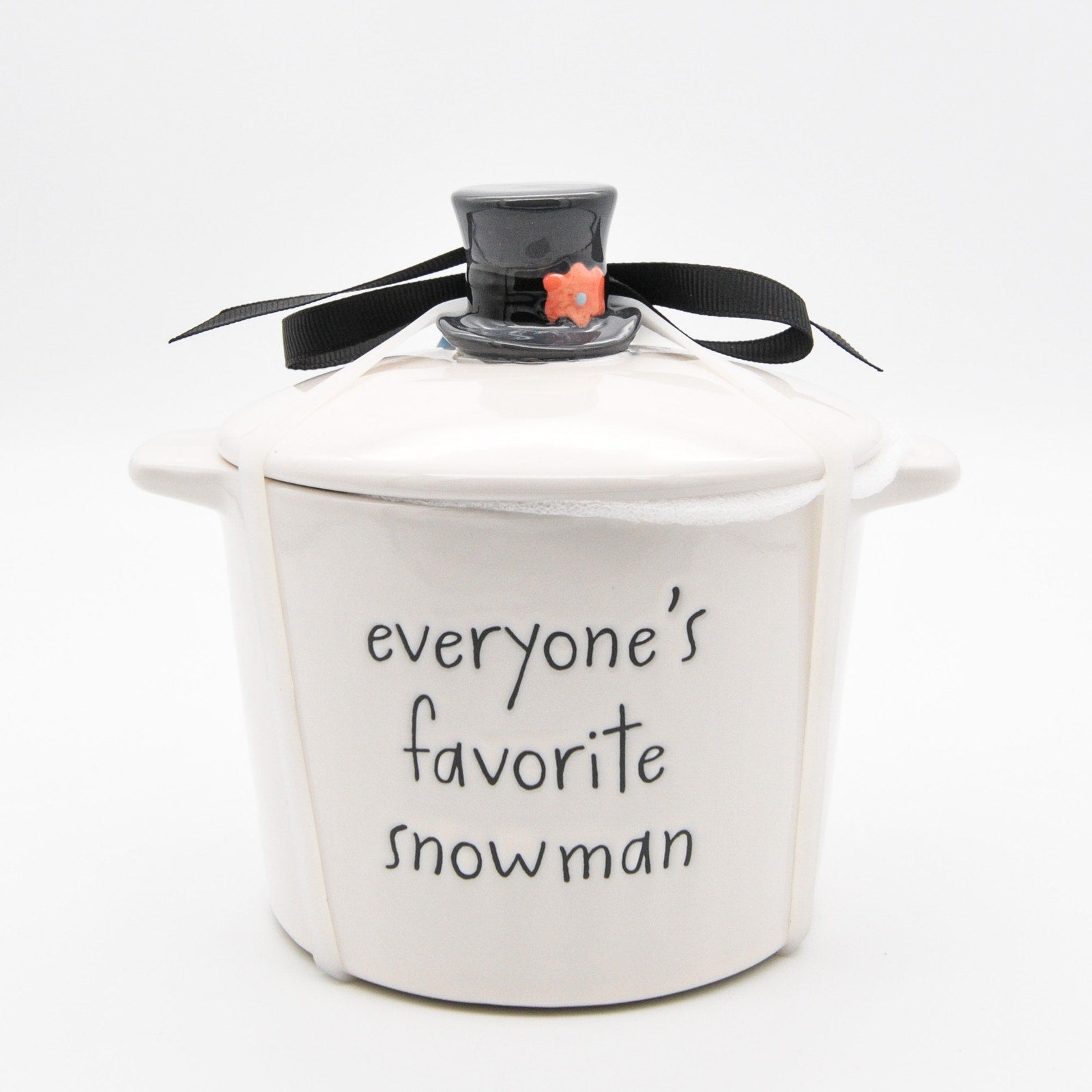 Rae Dunn Frosty The Snowman Baking Dish, Ceramic Holiday Decor for Frosty Fans, New