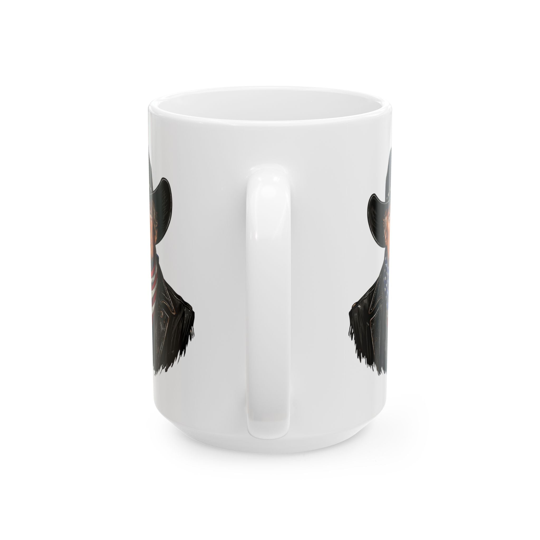 Trump 2024 Coffee Mug, Cowboy Outlaw Flag Mug, Patriotic Election Gift