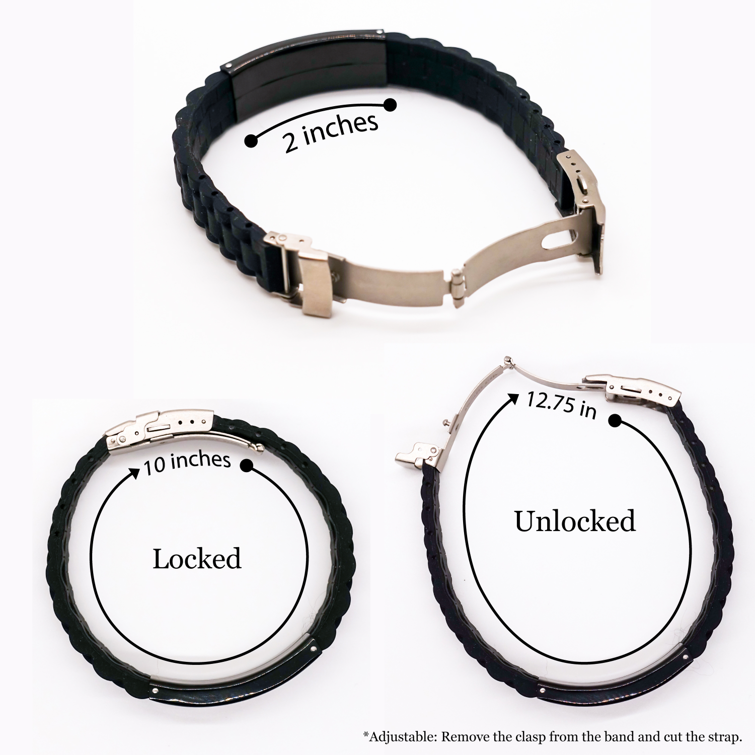 'Neurosurgeon Gifts from Men, Unique Black Glide lock Clasp Bracelet for Father's Day, Funny Quote 'Because Freaking' genius Is Not An Official Job Title.' - Image 4
