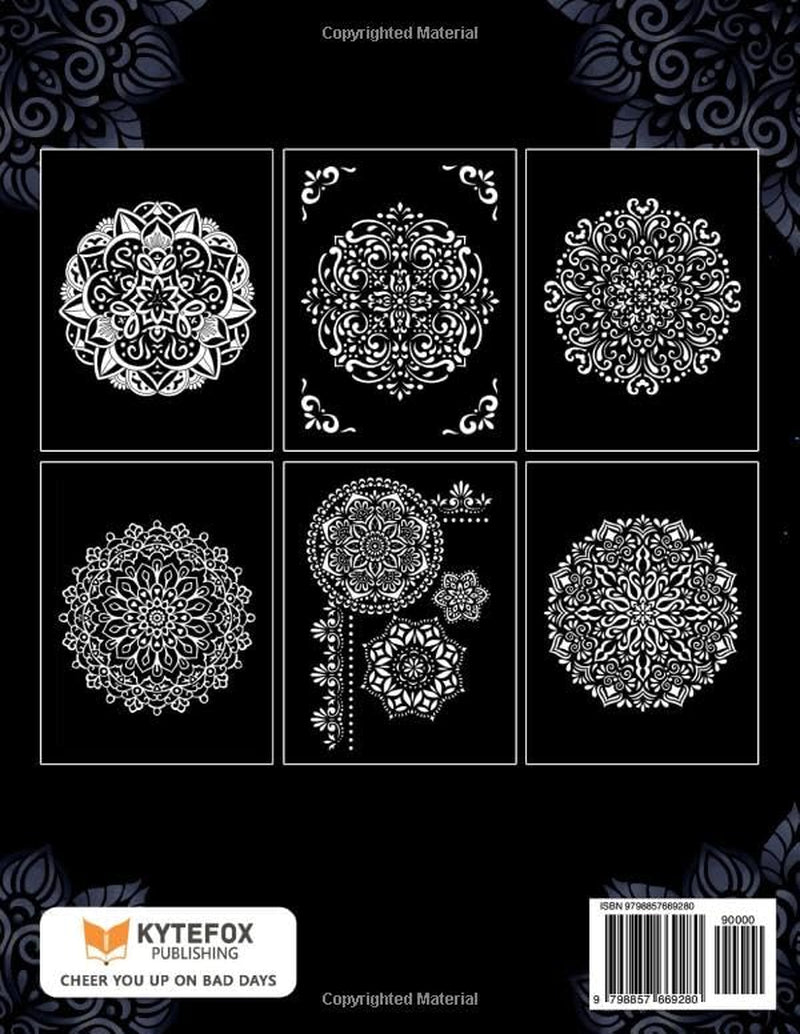 Midnight Mandalas: Coloring Book for Women, Teens, Adults with Stunning Mandala Patterns for Relaxation and Stress Relief