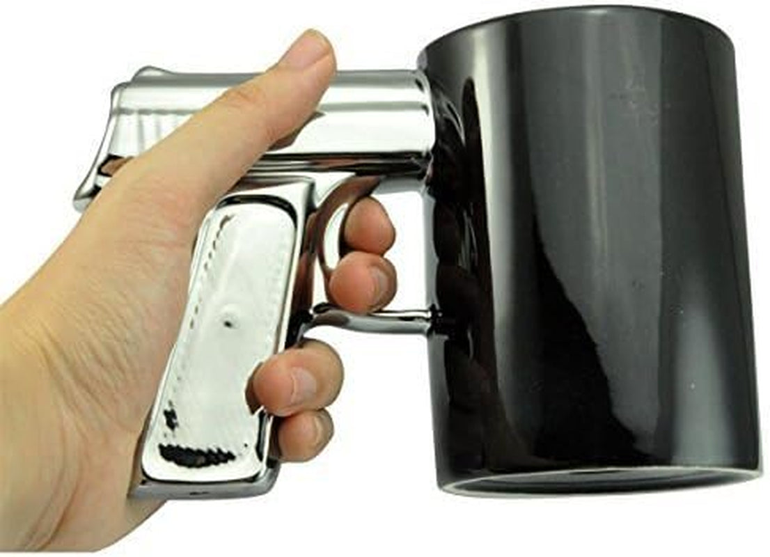 Pistol Handle Coffee Mug – Novelty Ceramic Coffee Cup (12oz)