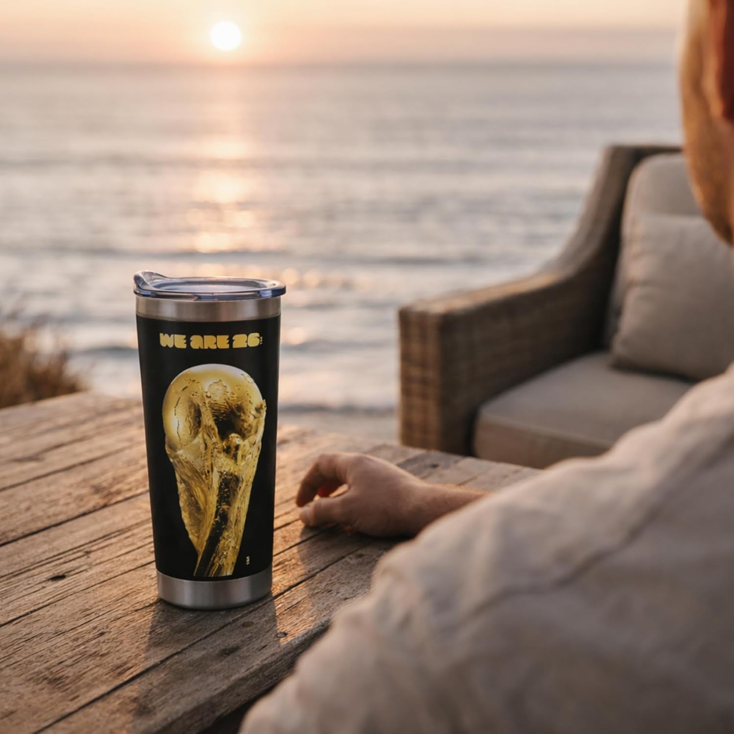 Official FIFA World Cup 2026 Tumbler – 18oz Insulated Travel Mug