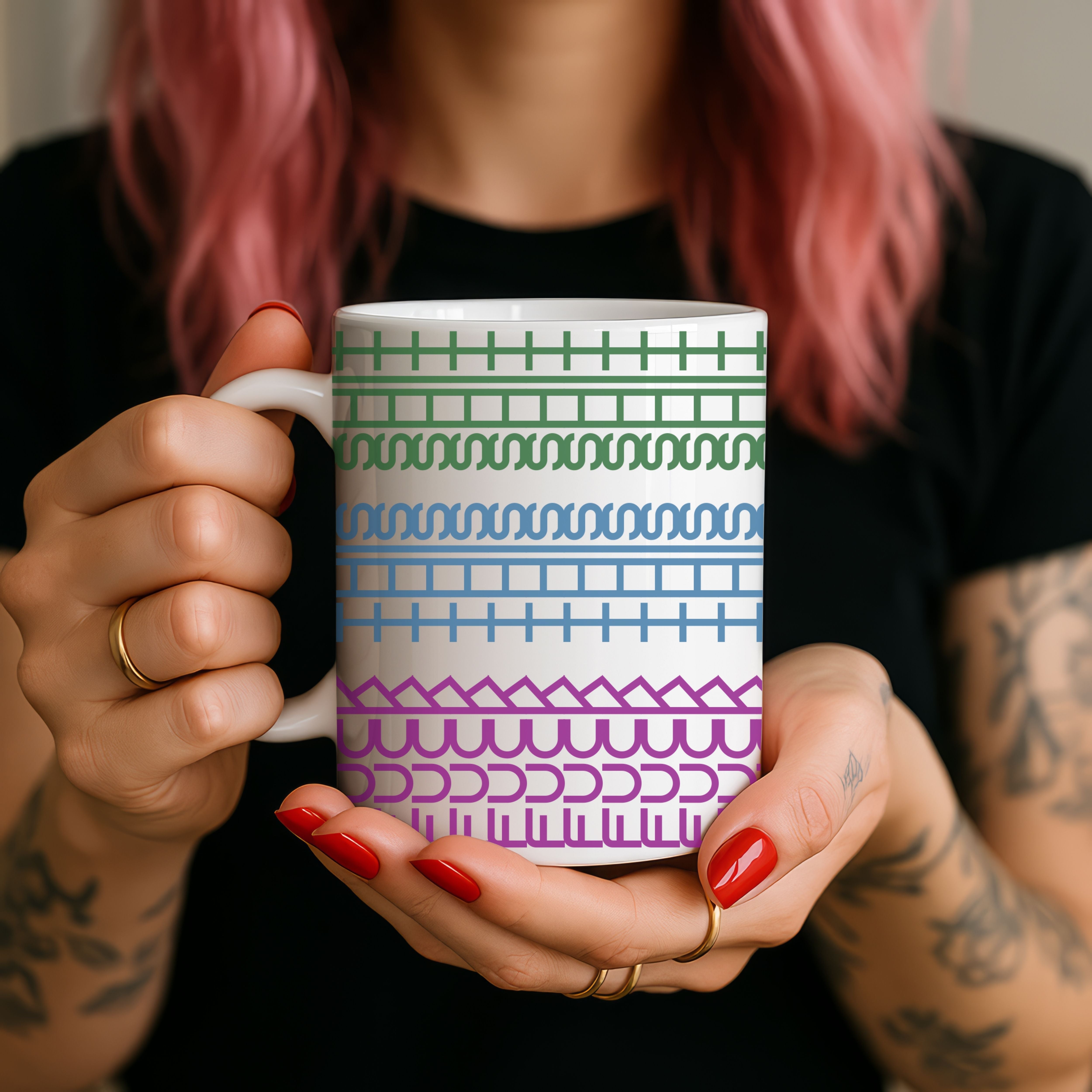 Funny Secret Hidden Swear Message Coffee Mug, Hidden Message Coffee Mug – Secret Quote Ceramic Cup, Unique Funny Gift for Friends