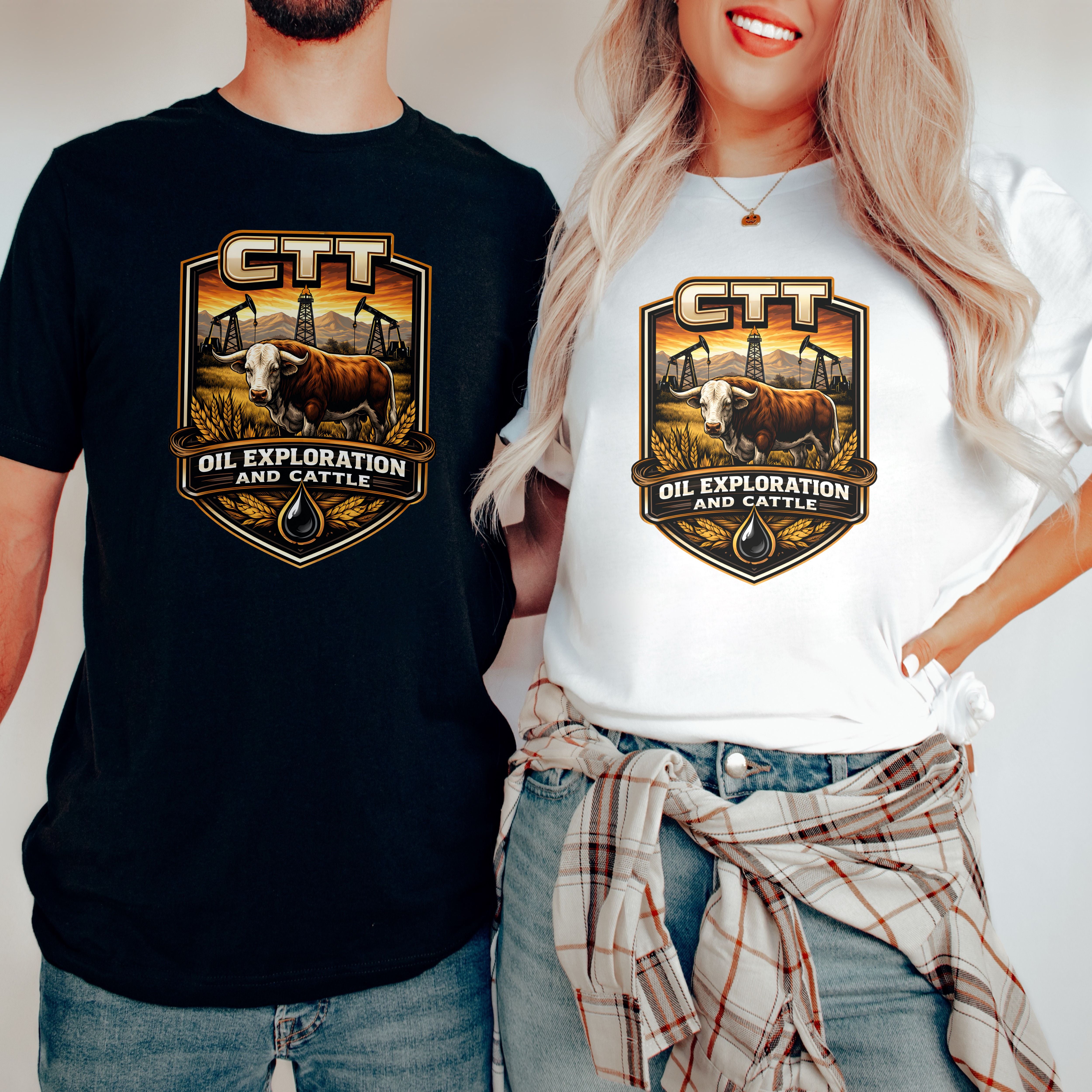 CTT Oil Exploration And Cattle T Shirt