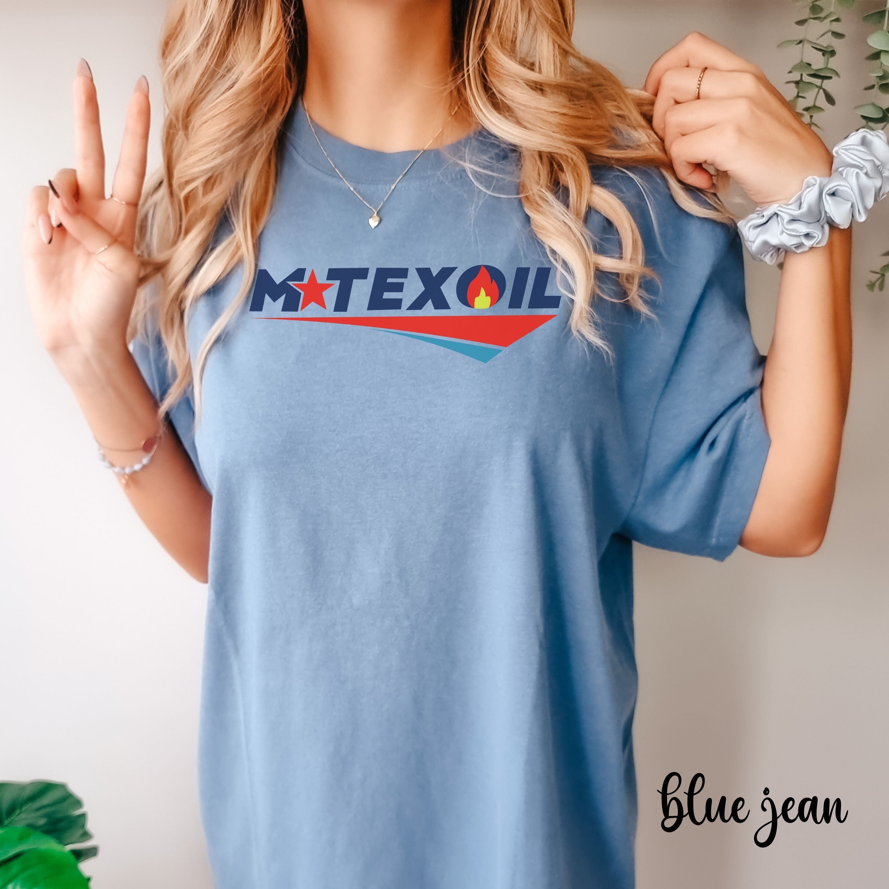 MTEX Oil Shirt, Comfort Colors 1717 Oilfield Style T Shirt