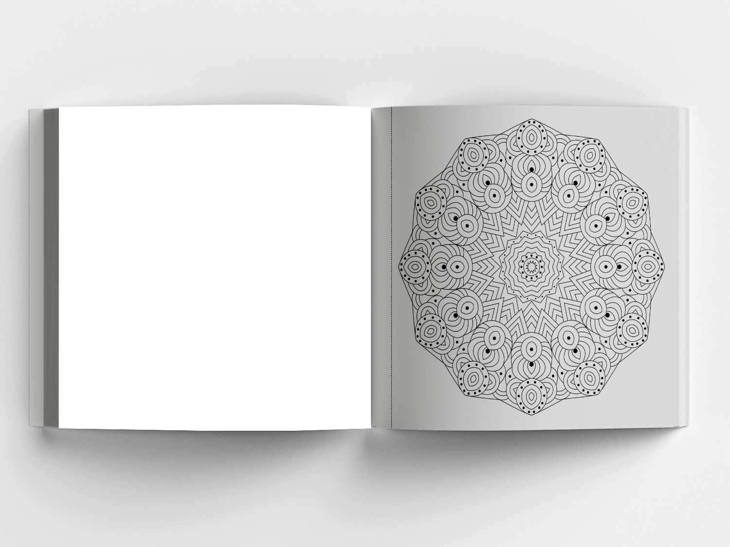 Mandala Art: Colouring Books for Adults with Tear Out Sheets