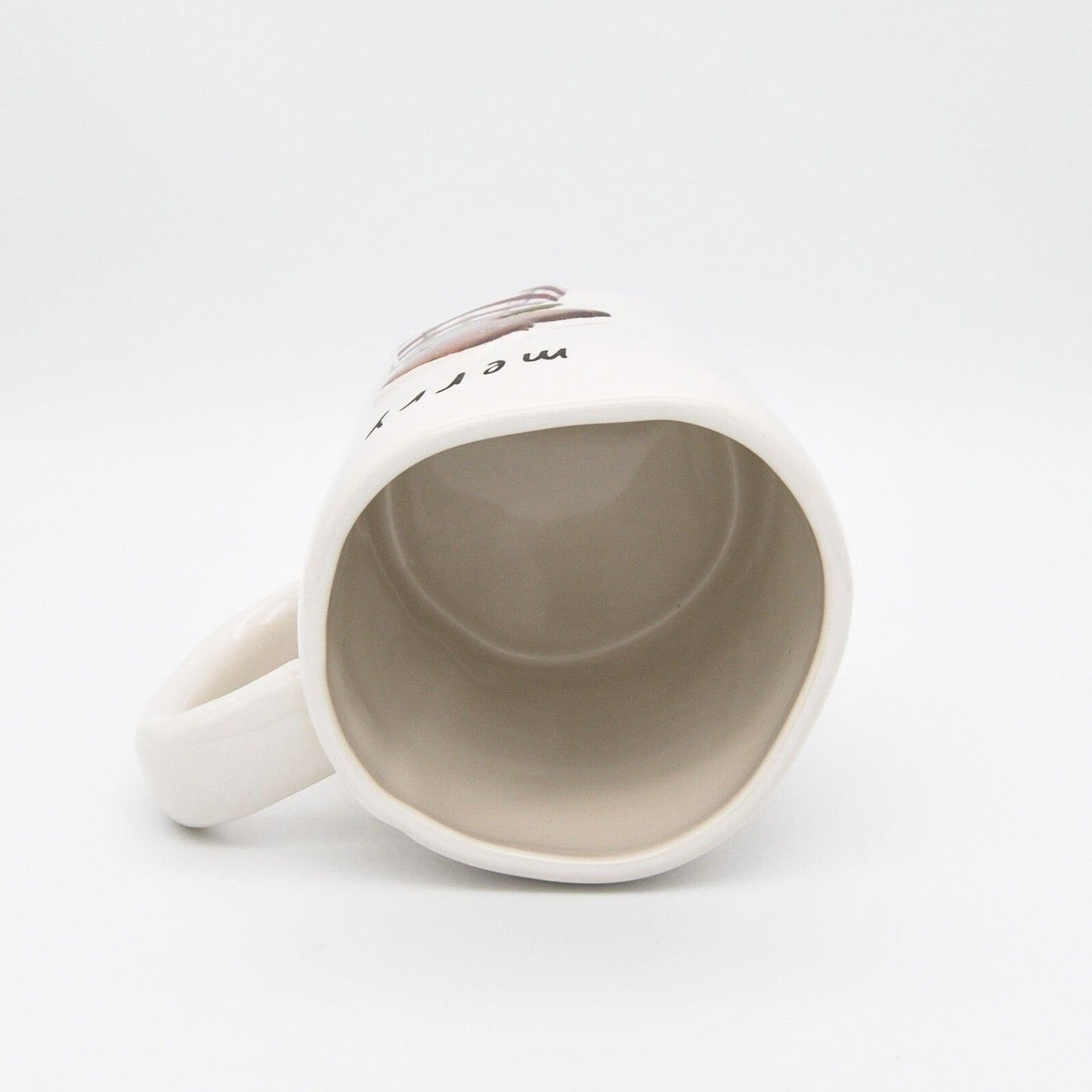 Rae Dunn Christmas Mug, Merry Dachshund Dog, 16oz Ceramic Coffee Mug