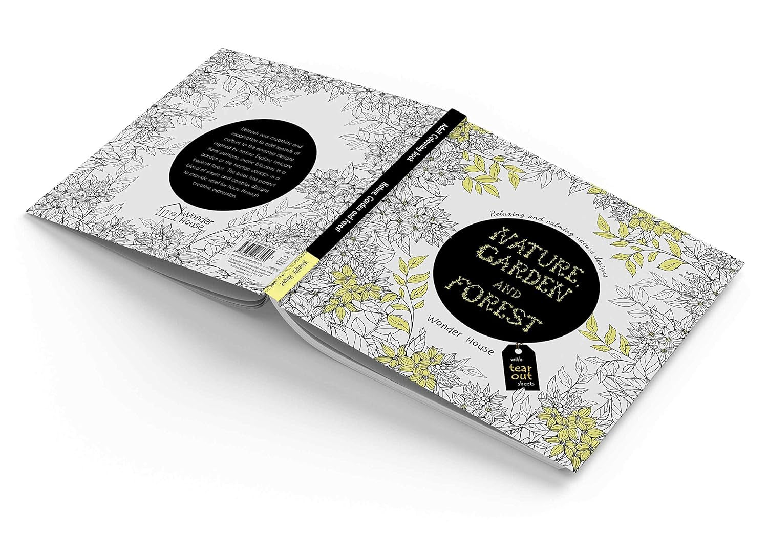 Nature, Garden and Forest: Colouring Books for Adults with Tear Out Sheets (Adult Colouring Book) [Paperback] Wonder House Books Editorial