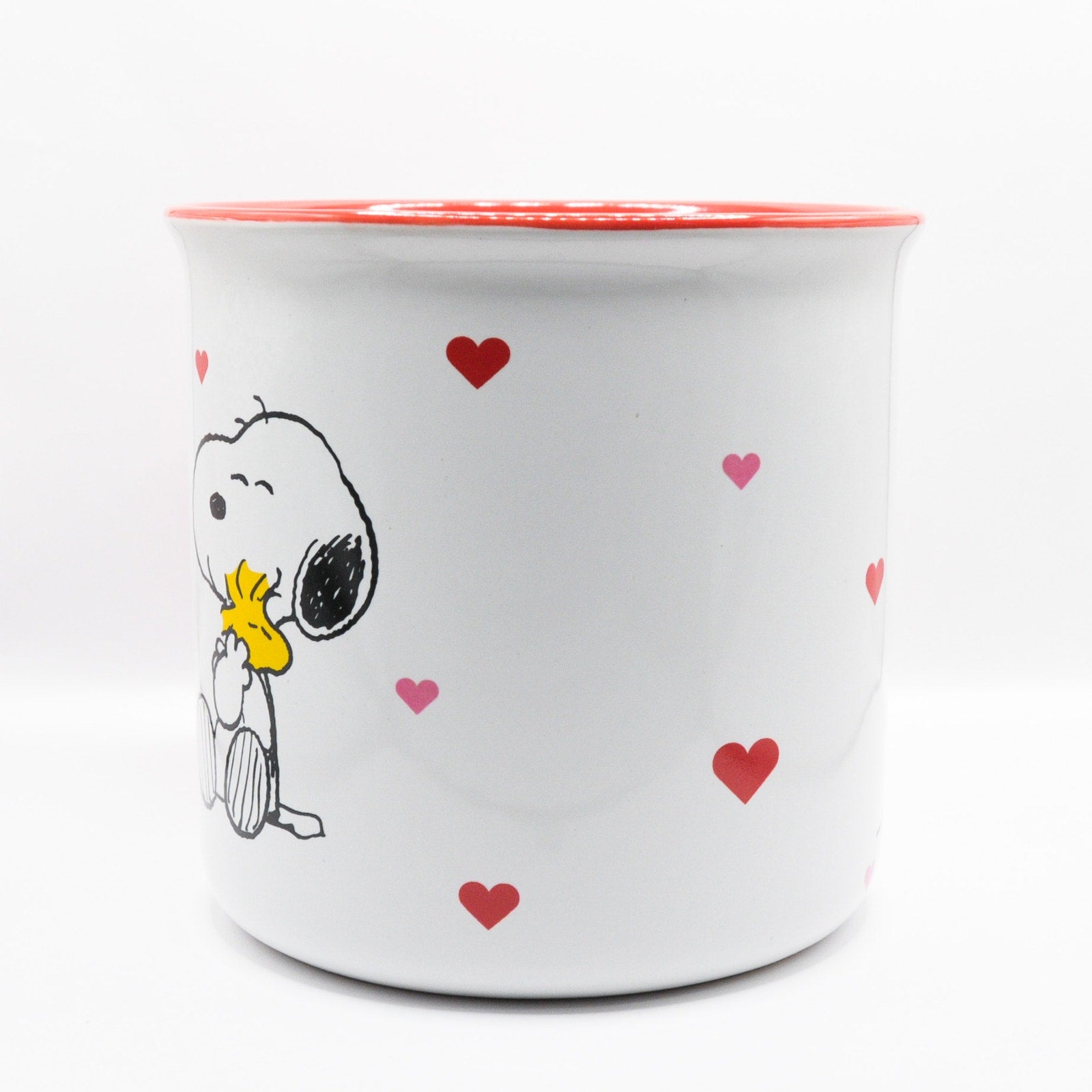 Peanuts Valentine's Day Mug, Snoopy and Charlie Brown, 20oz Ceramic Coffee Cup