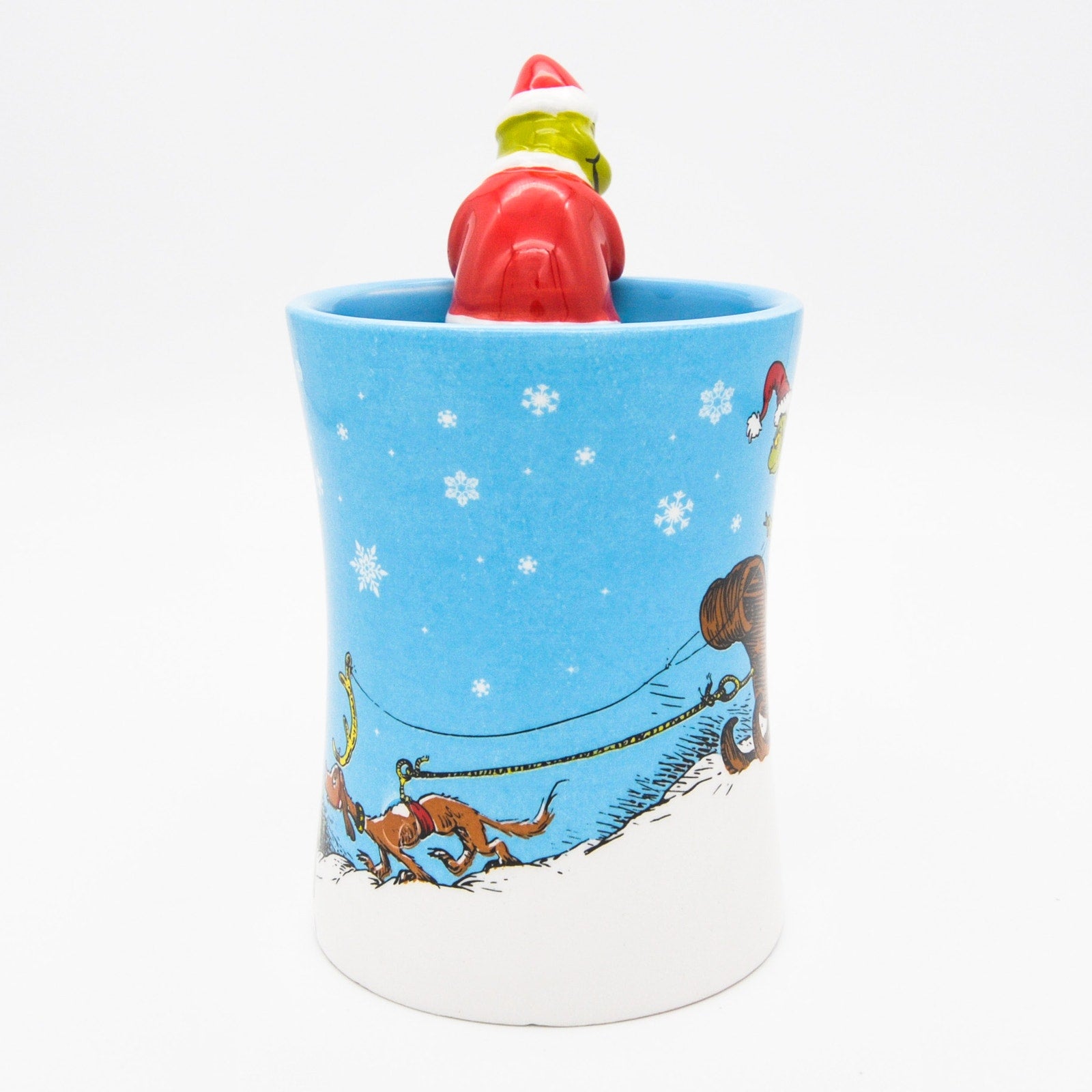 Grinchmas Christmas Figurine Mug, How The Grinch Stole Christmas 12oz Ceramic Coffee Cup Gift, New