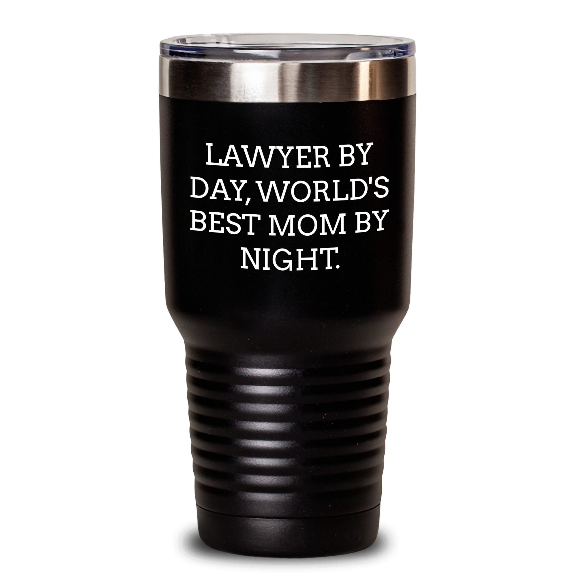 Funny Lawyer Gifts for Men, Gift from Mom - 'Lawyer By Day, World's Best Mom By Night.' Tumbler - Unique Father's Day Unique Gifts for Lawyer - Main