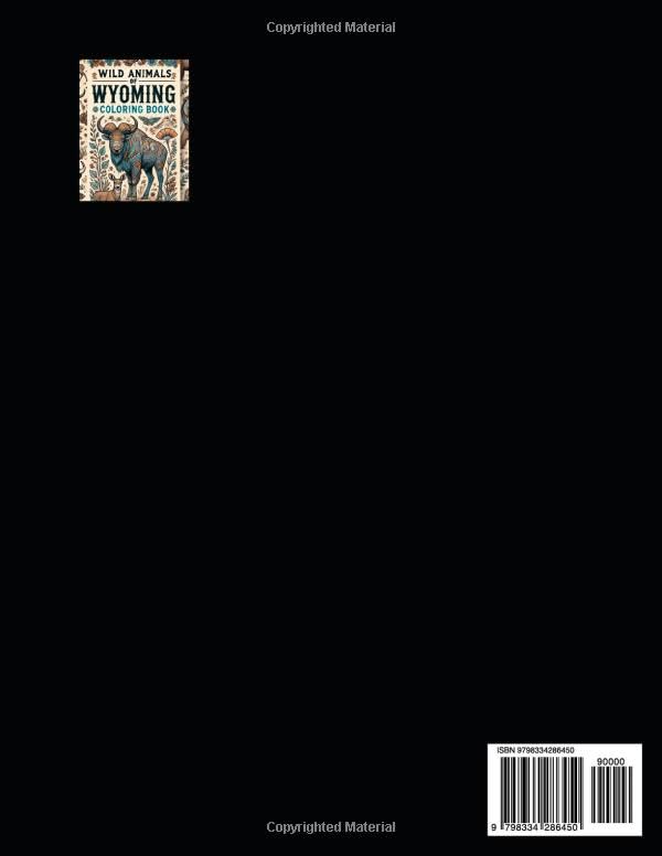 Wild Animals of Wyoming Coloring Book