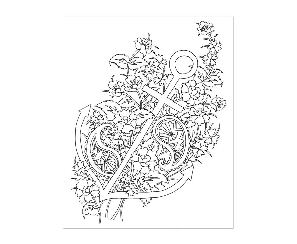 Color & Frame - by the Sea (Adult Coloring Book)