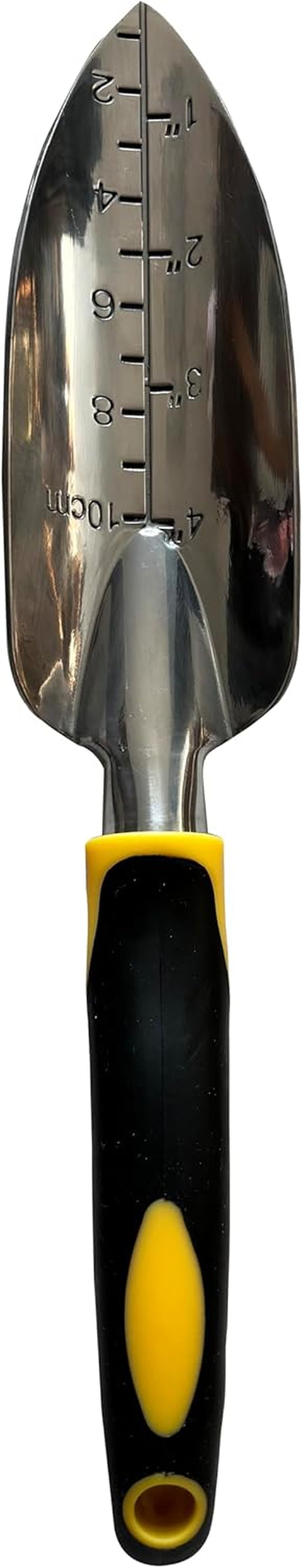 Garden Tools Set, 4 Piece Aluminum Alloy Heavy Duty Gardening Tools with Soft Rubber Non-Slip Handle, Lawn and Garden Gifts