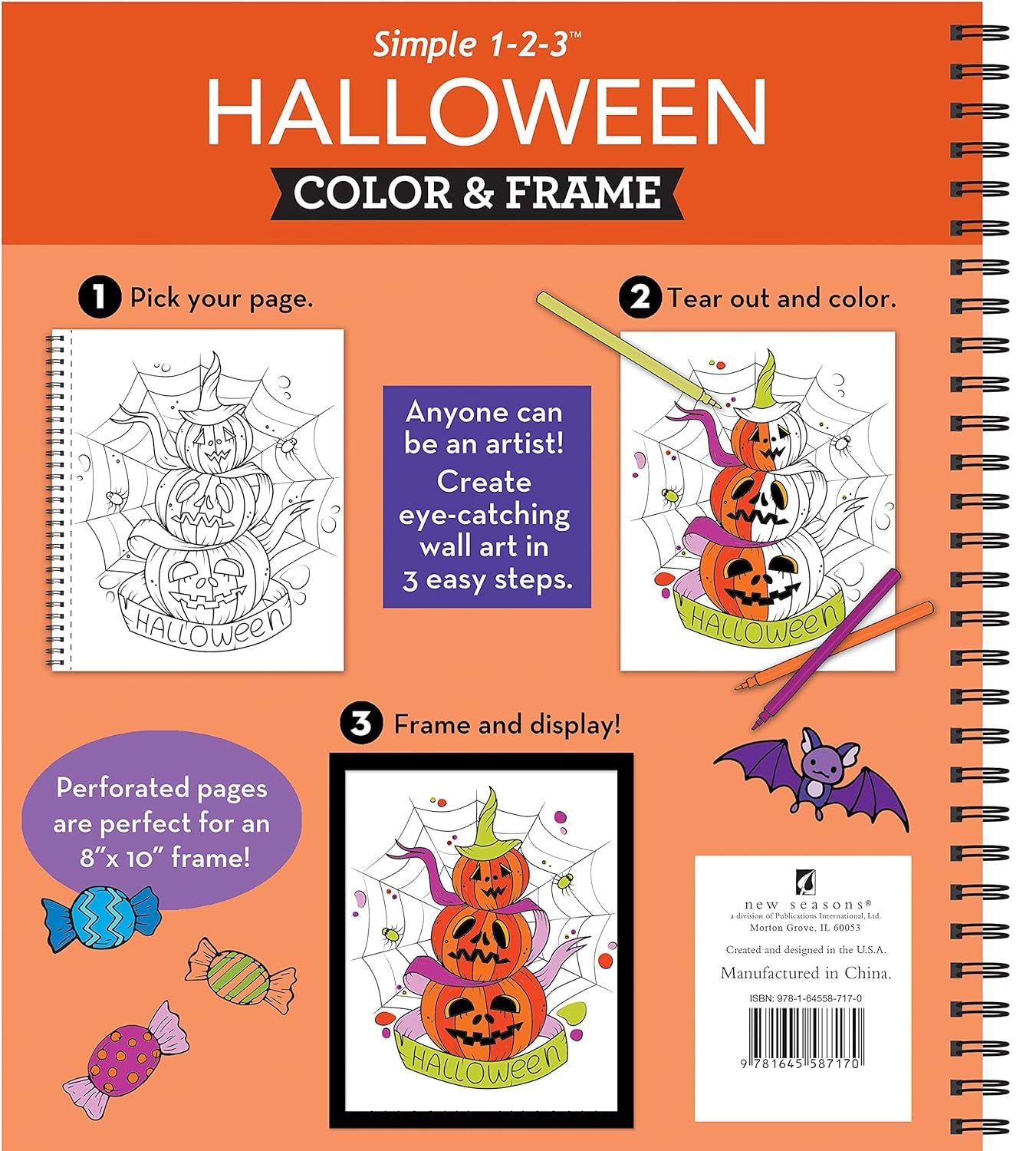 Color & Frame - Halloween (Coloring Book)