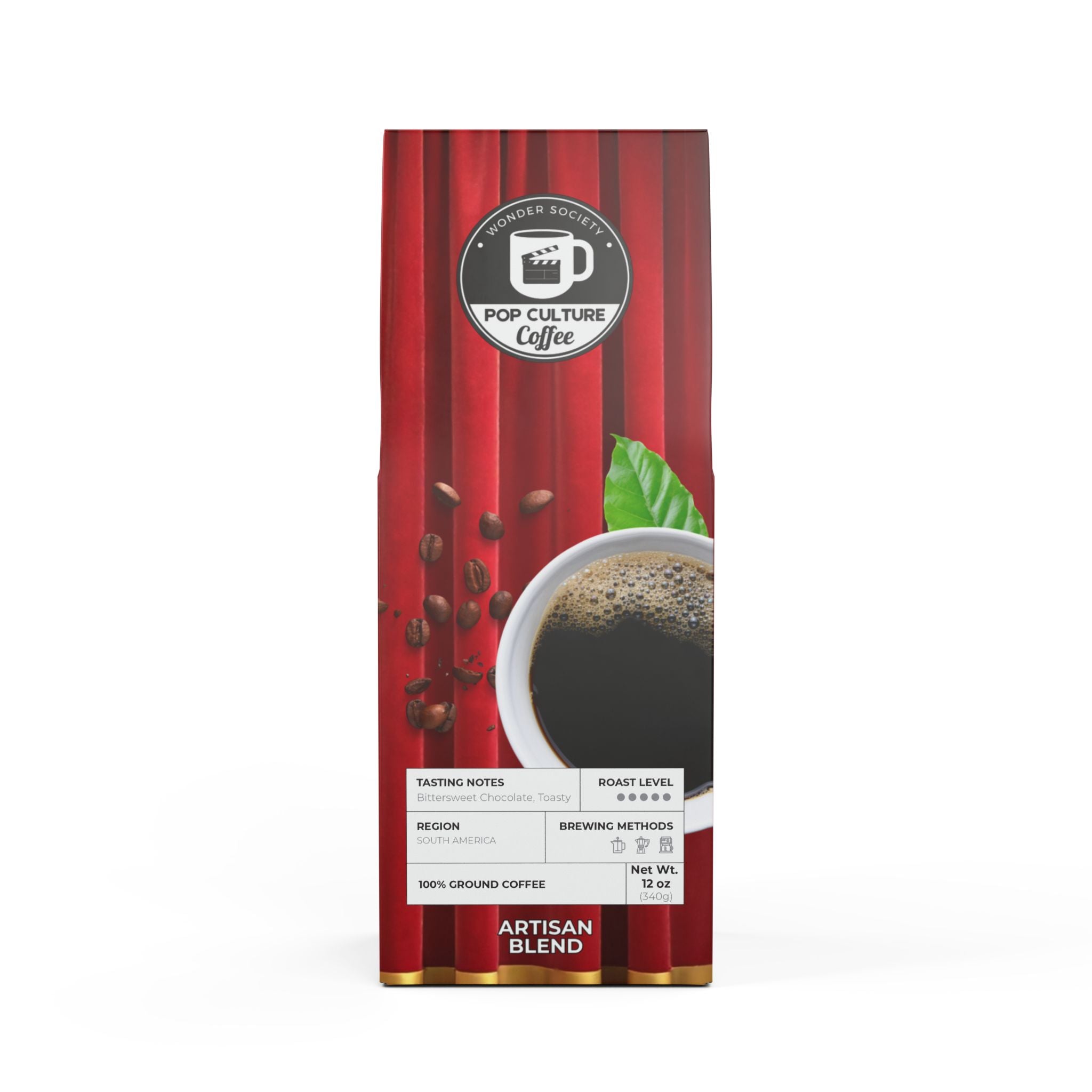 Artisan Blend Coffee, Dark French Roast, 12oz