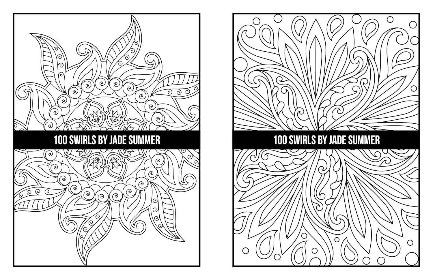 100 Swirls Coloring Book: for Adults with Fun, Easy, and Relaxing Designs