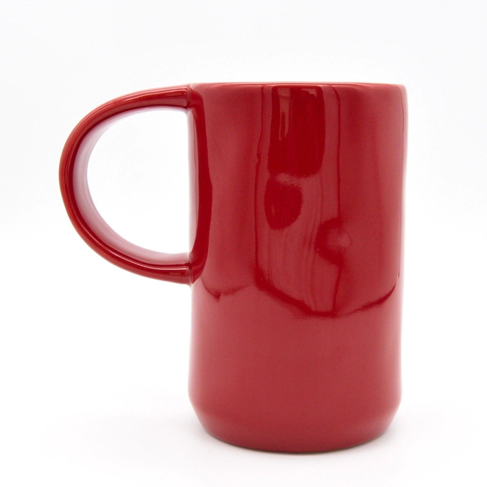 Red Rae Dunn Mug - "Hot Cocoa Weather" Tall 16oz Ceramic Hot Chocolate Cup - New