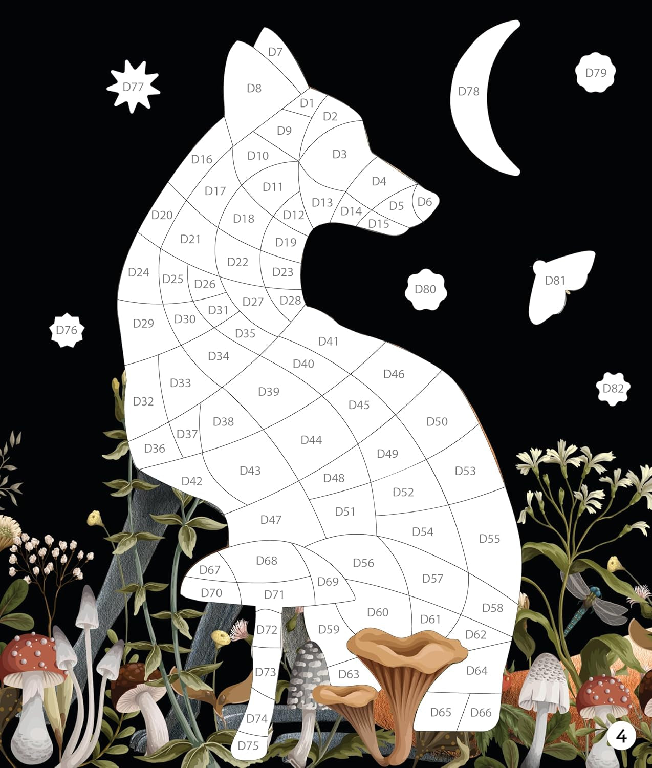 Brain Games - Sticker by Number: Enchanted Garden (24 Images to Sticker): Includes 2 Foil Sticker Sheets to Complete Each Image!