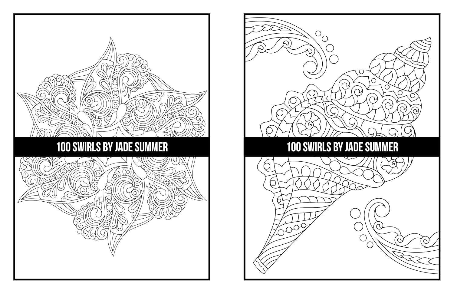 100 Swirls Coloring Book: for Adults with Fun, Easy, and Relaxing Designs
