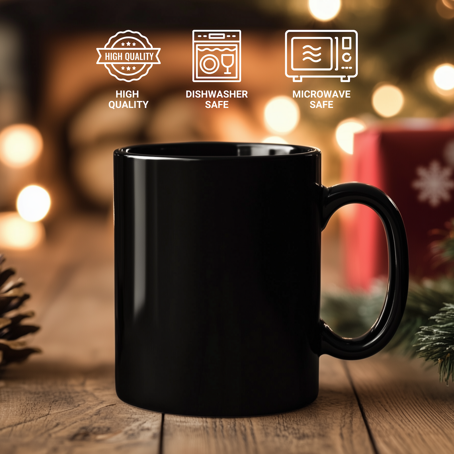 Funny Model Building Quote Gifts for Mom, Unique Black Coffee Mug from Friends, Perfect for Mother's Day - Additional