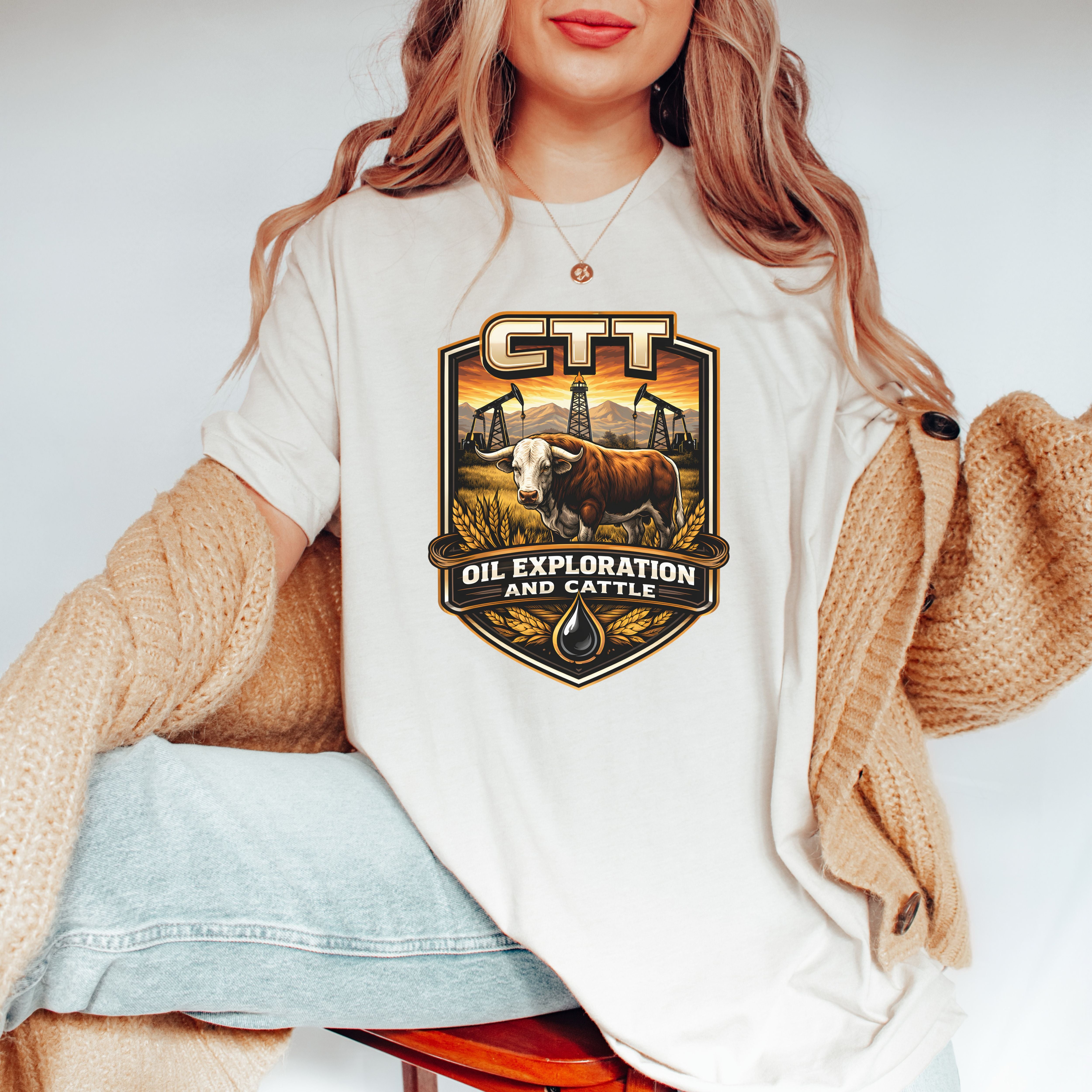 CTT Oil Exploration And Cattle T Shirt