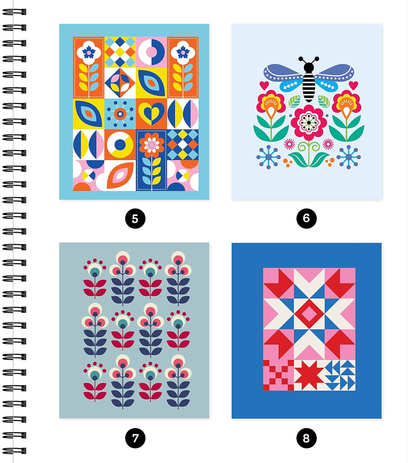 Brain Games - Sticker by Number: Folk Art (28 Images to Sticker)