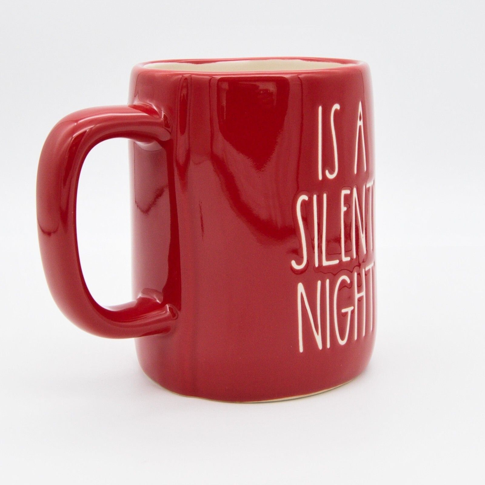 Red Rae Dunn Mug, All Mama Wants for Christmas 16oz Ceramic Coffee Cup Gift, New