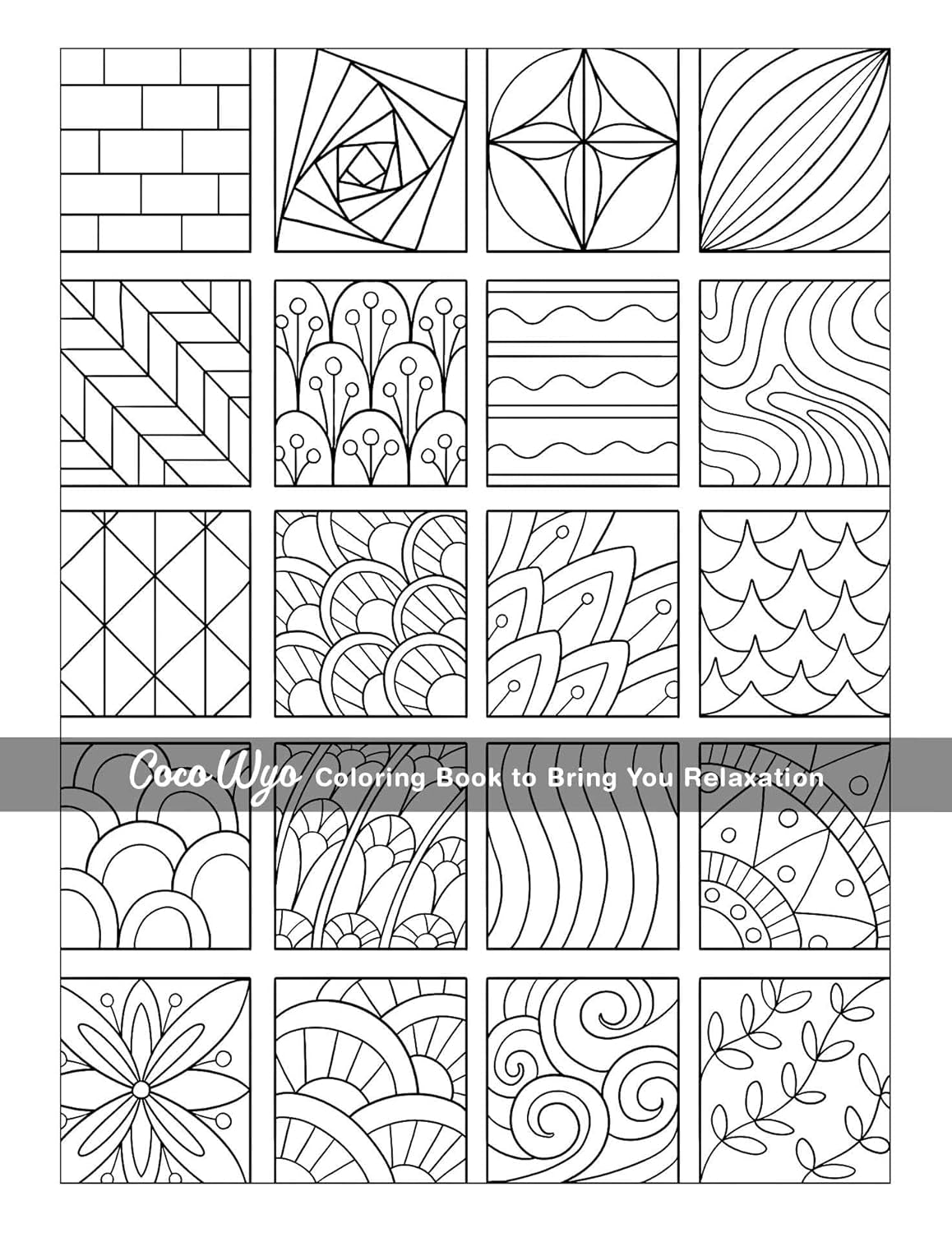 Mindful Patterns: Adult Coloring Book with Easy and Relieving Mandala Style Pattern for Stress Relief and Relaxation