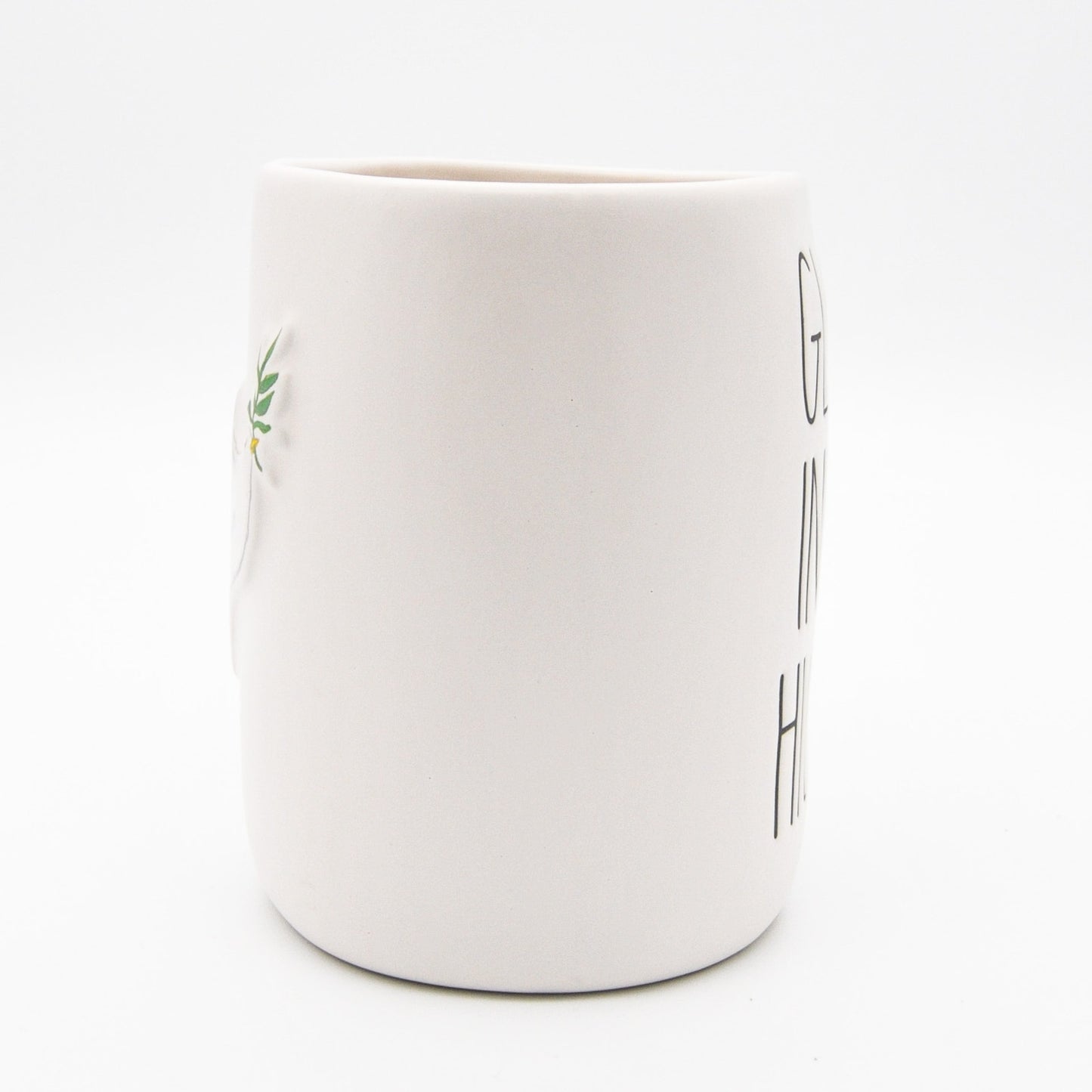 Rae Dunn Christian Mug, Glory In The Highest 16oz Double-Sided Ceramic Coffee Cup Christmas Gift, Brand New Item
