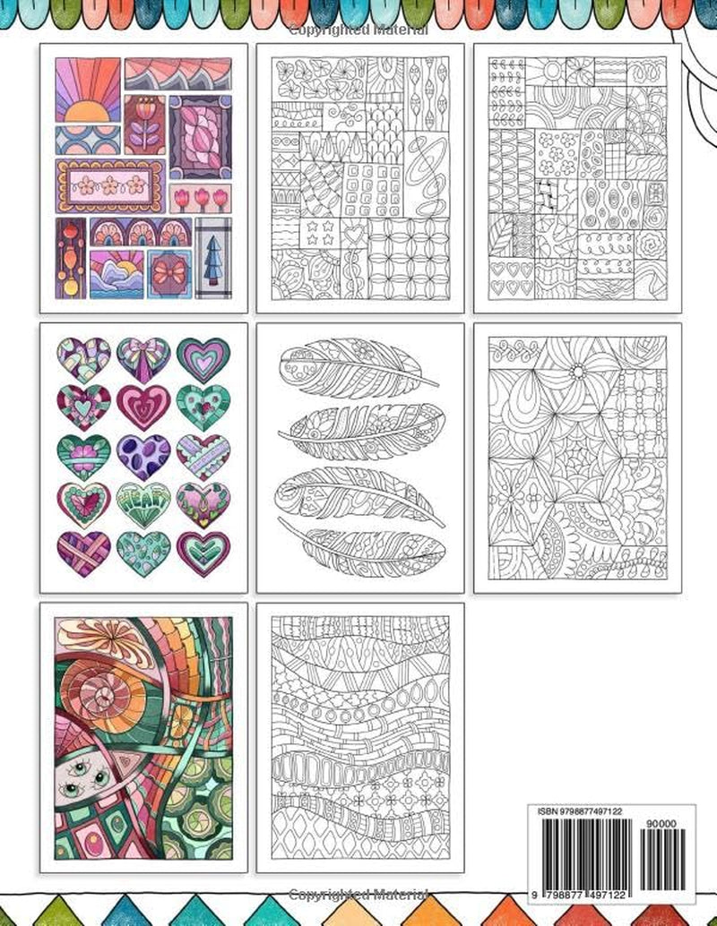 Mindfulness Patterns: Coloring Book with Creative Pattern Designs for Stress Relief and Relaxation