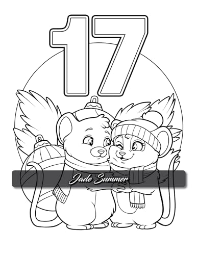 Christmas Countdown: An Advent Calendar Coloring Book with Easy Designs and Cute Scenes to Celebrate the Holiday Season (Christmas Coloring Books)