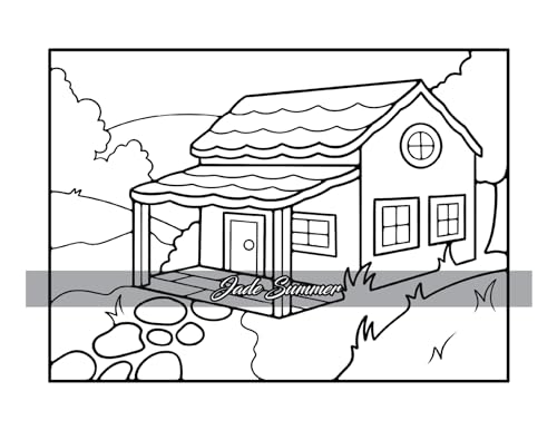 Simple Coloring Book: Easy, Bold, and Large Print Designs for Adults, Teens, Seniors, and Beginners (Easy Coloring Books)