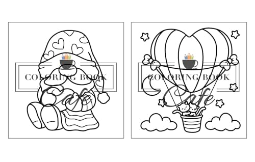 Cozy Love: Cute and Cozy Coloring Book for Adults & Teens with Easy and Bold Hygge-Inspired Designs (Bold and Easy Coloring Books)