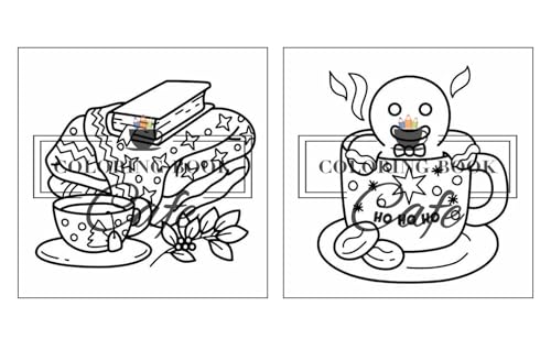 Cozy Christmas: Cute and Cozy Coloring Book for Adults & Teens Featuring Easy and Bold Christmas Designs (Bold and Easy Coloring Books)