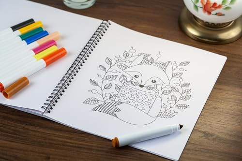 Simple and Sweet Coloring Book: Cute Forest