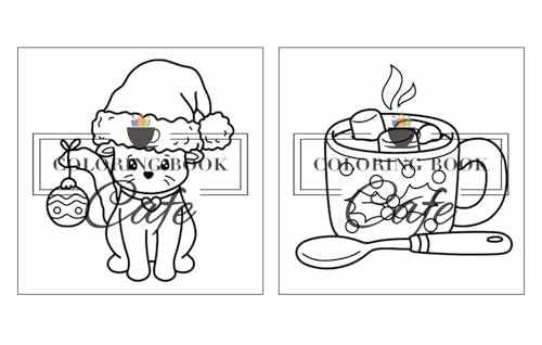 Cozy Christmas: Cute and Cozy Coloring Book for Adults & Teens Featuring Easy and Bold Christmas Designs (Bold and Easy Coloring Books)