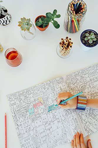 Fantastic Cities: A Coloring Book of Amazing Places Real and Imagined