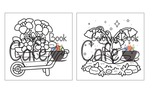 Cozy Spring: Cute Coloring Book for Adults & Teens with Easy and Bold Spring Inspired Designs (Bold and Easy Coloring Books)