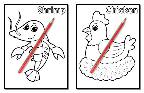 Animals for Toddlers: A Toddler Coloring Book with Fun, Simple, and Educational Coloring Pages for Kids Ages 1-3