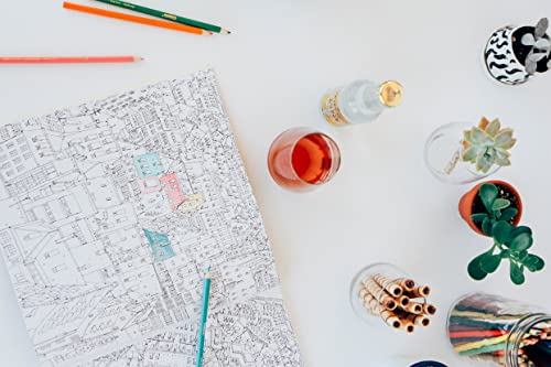 Fantastic Cities: A Coloring Book of Amazing Places Real and Imagined