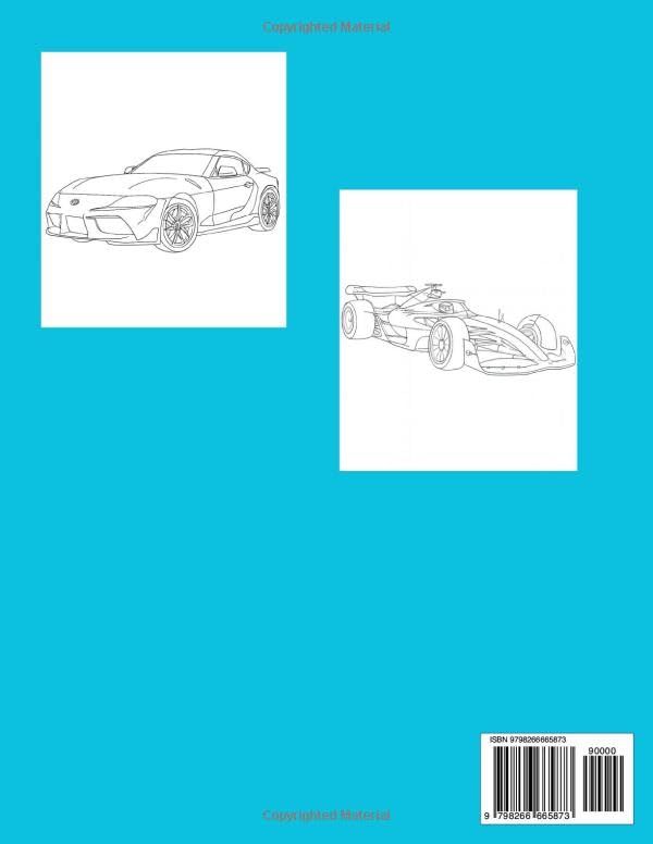 SUPER COOL CARS COLORING BOOK