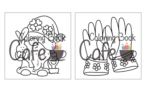 Cozy Spring: Cute Coloring Book for Adults & Teens with Easy and Bold Spring Inspired Designs (Bold and Easy Coloring Books)